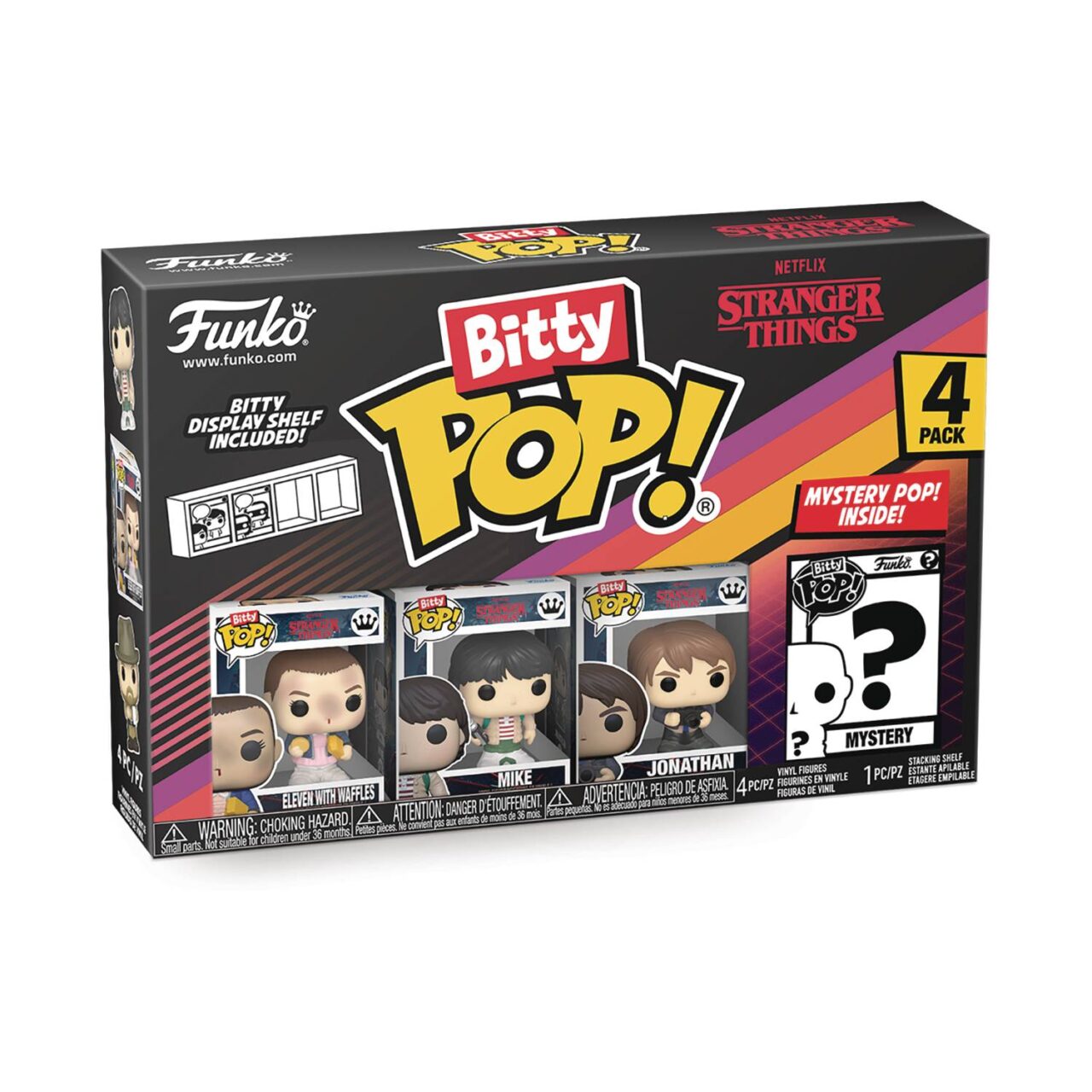 BITTY POP STRANGER THINGS SZN1 ELEVEN 4PK FIG