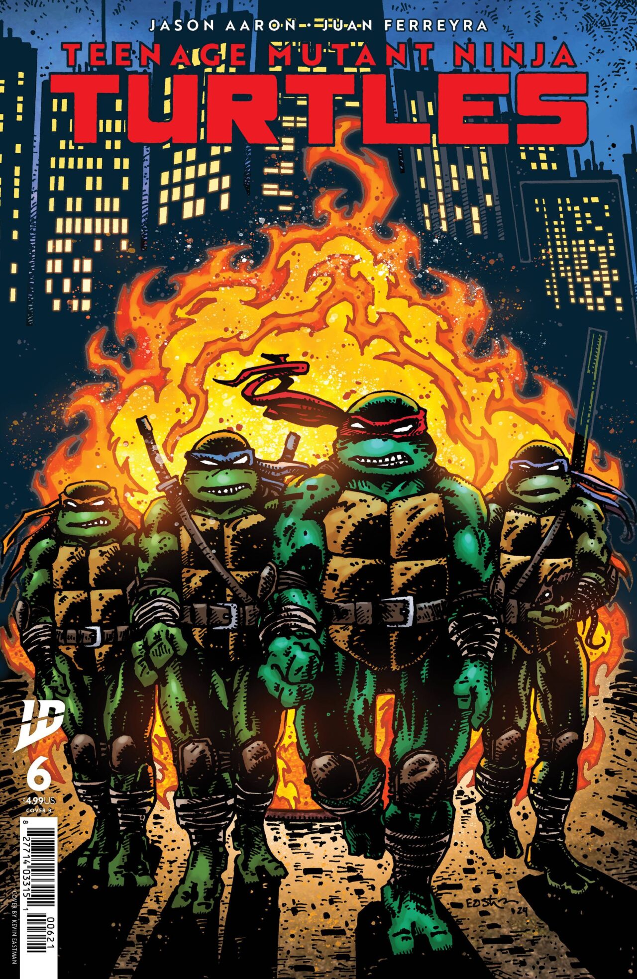 TEENAGE MUTANT NINJA TURTLES 2024 #6 CVR B BURNHAM