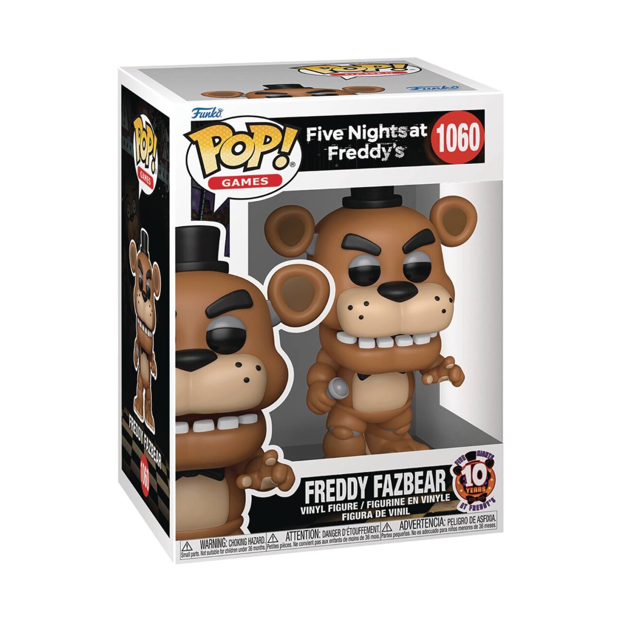 POP GAMES FNAF 10Y ANNIVERSARY FREDDY FIG