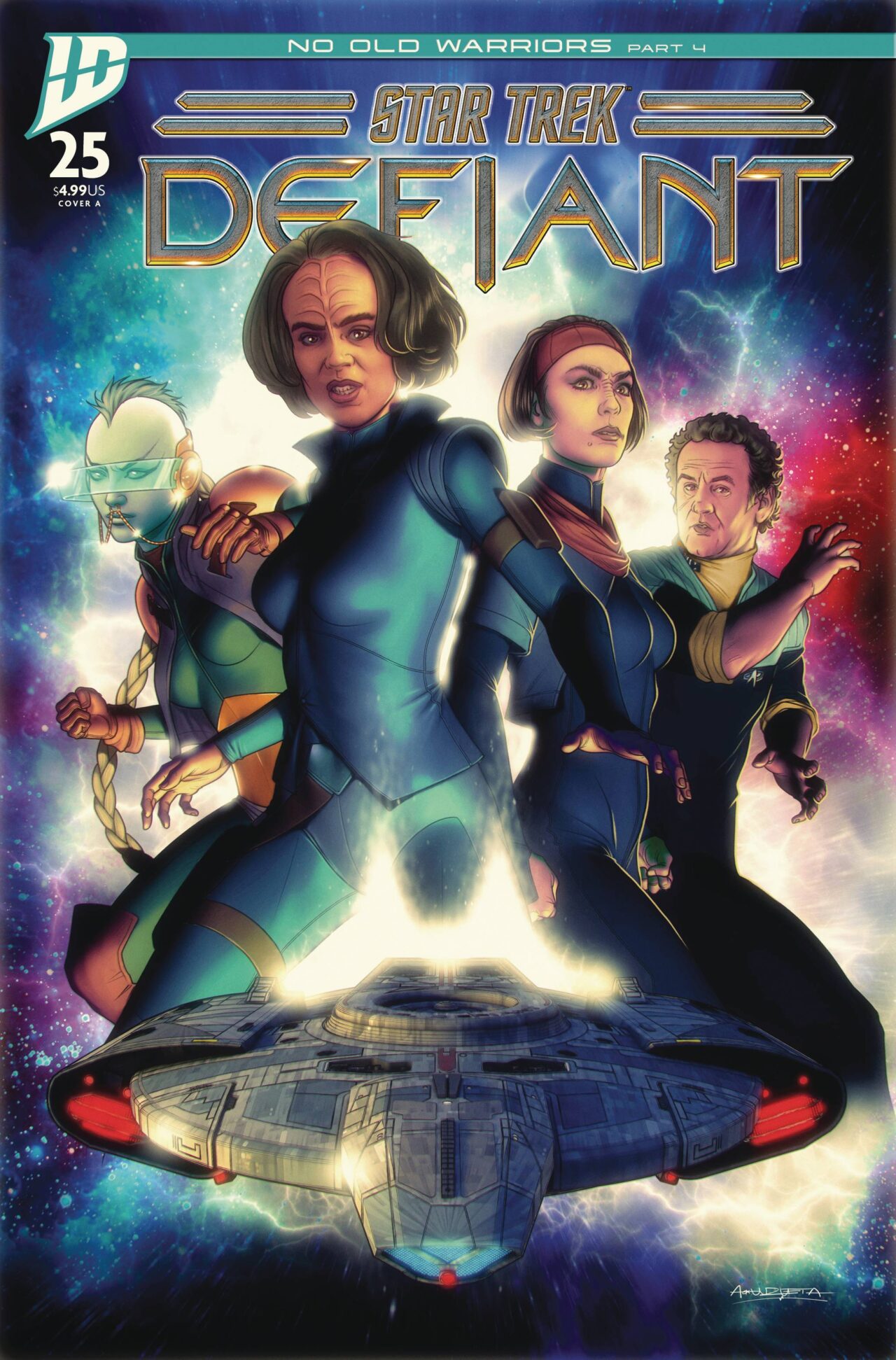 STAR TREK DEFIANT #25 CVR A UNZUETA