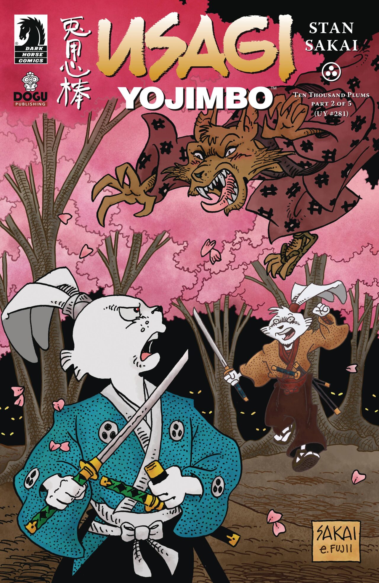 USAGI YOJIMBO TEN THOUSAND PLUMS #2 CVR A SAKAI