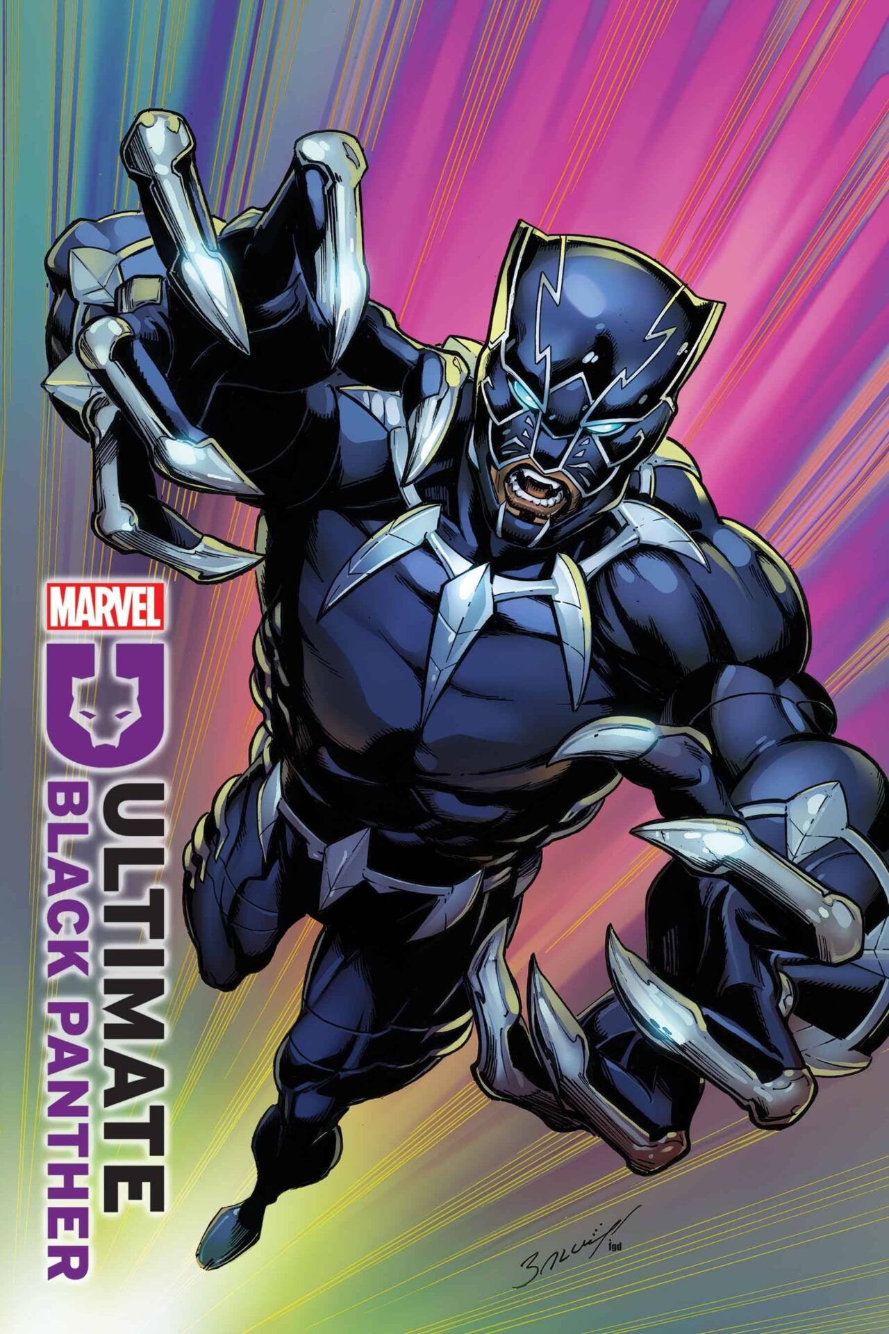 ULTIMATE BLACK PANTHER #14 25 COPY INCV MARK BAGLEY VAR