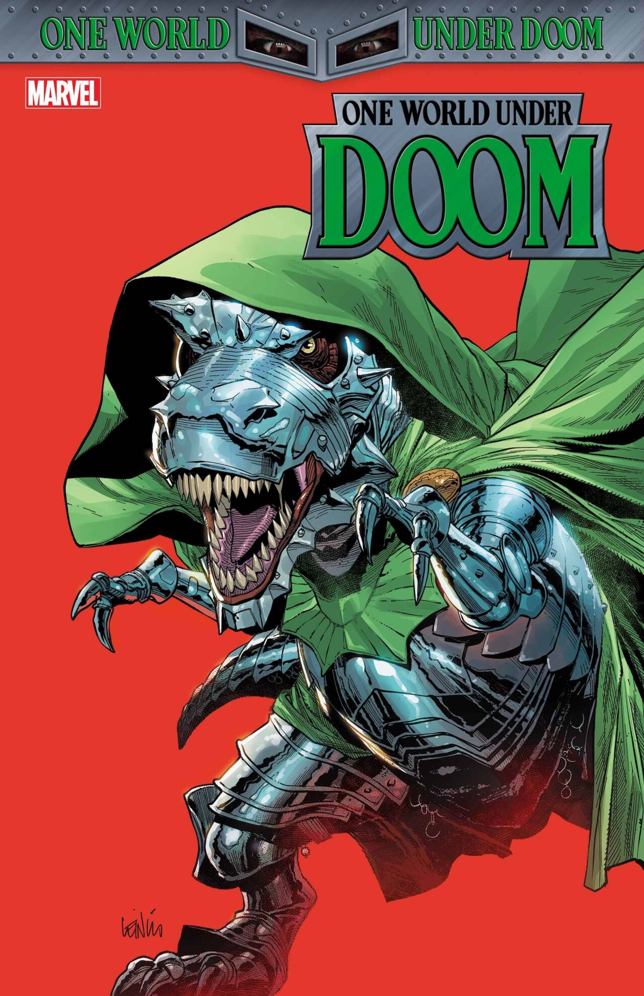 ONE WORLD UNDER DOOM #2 (OF 9) LEINIL YU DOOMASAUR VAR