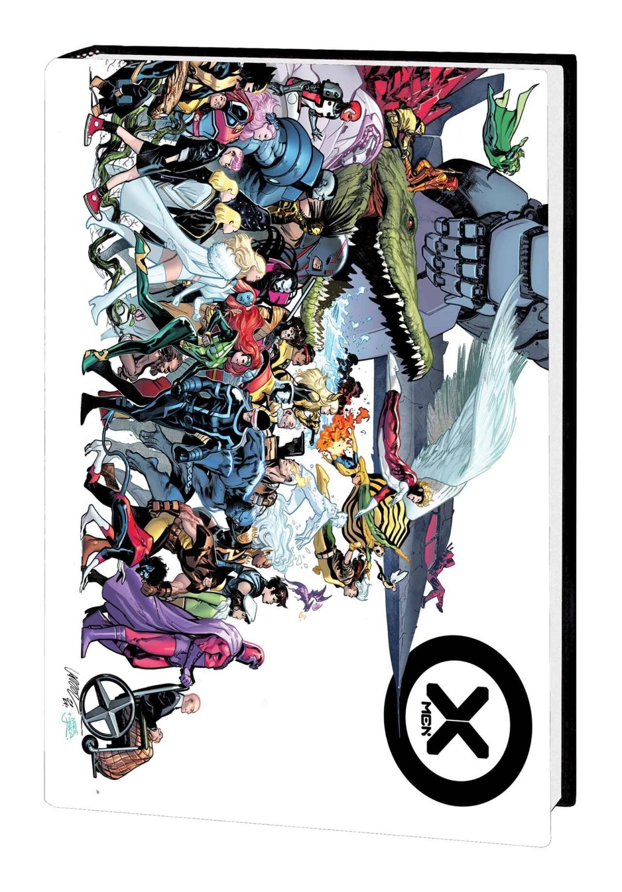 FALL OF THE HOUSE OF X RISE POWERS OF X OMNIBUS HC DM VAR