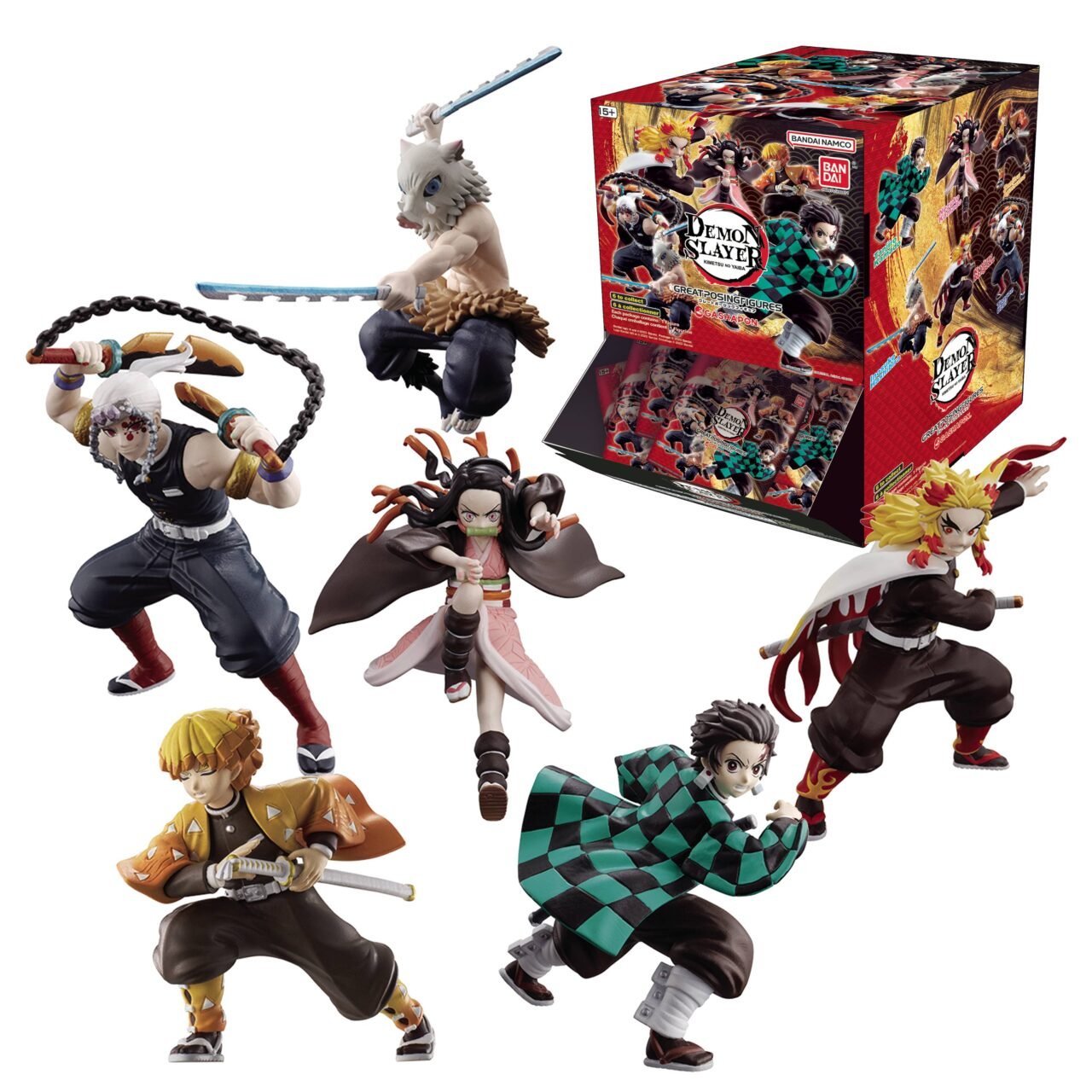 DEMON SLAYER GREAT POSING FIG 24PC BMB DS (Net)