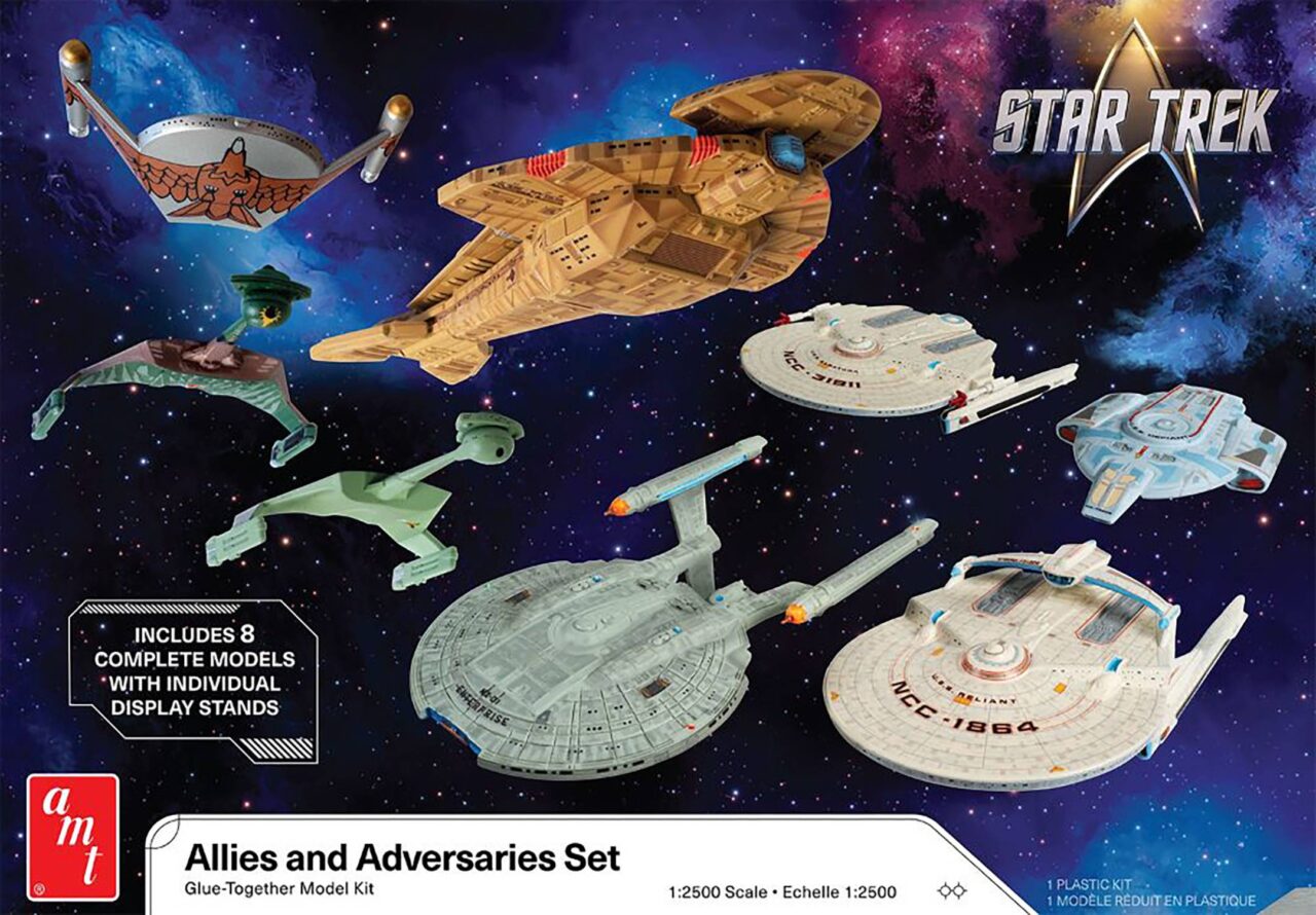 AMT STAR TREK ADVERSARIES & ALLIES 1/2500 SCALE MOD KIT (Net