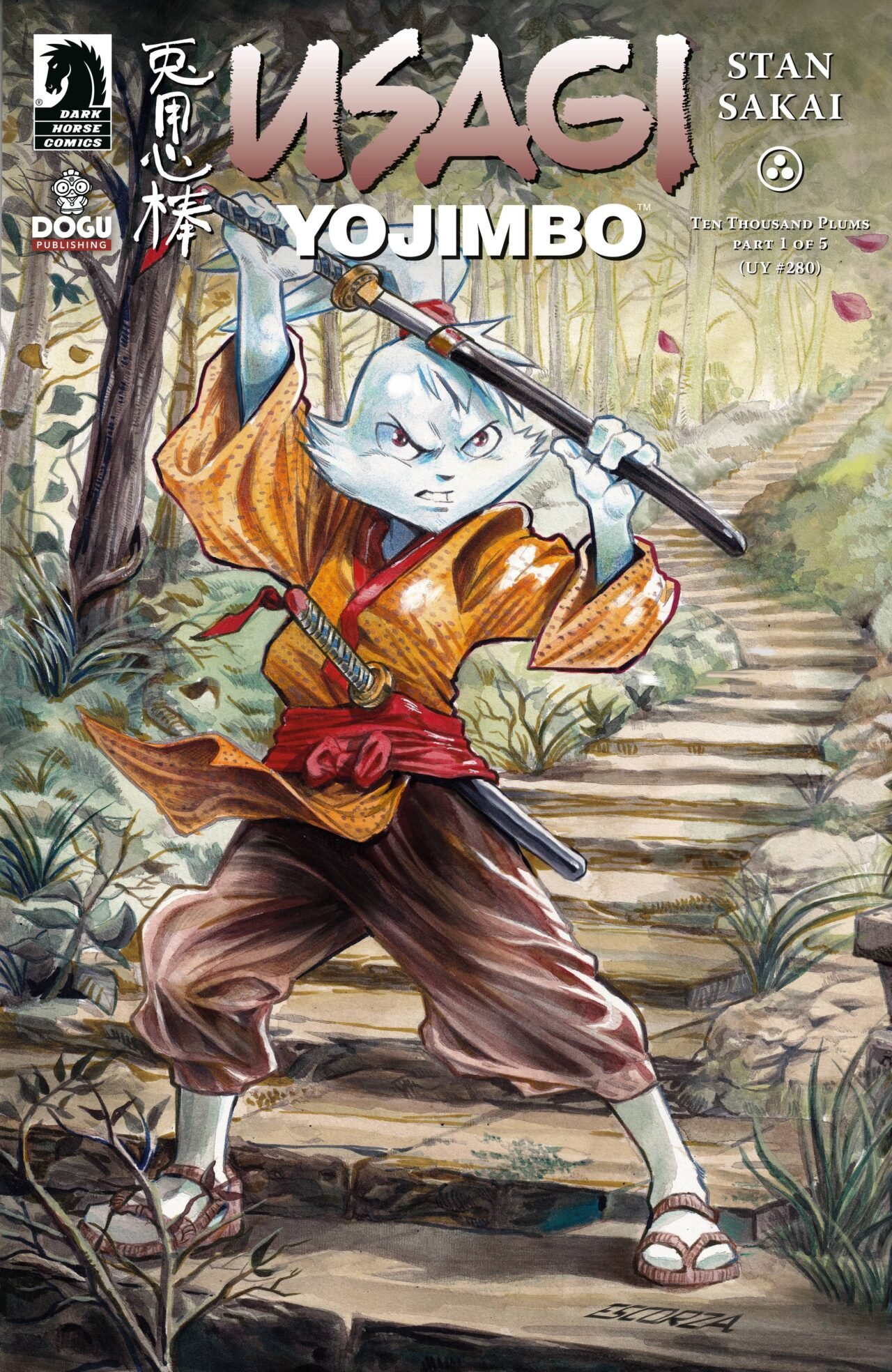 USAGI YOJIMBO TEN THOUSAND PLUMS #1 CVR B ESCORZAS