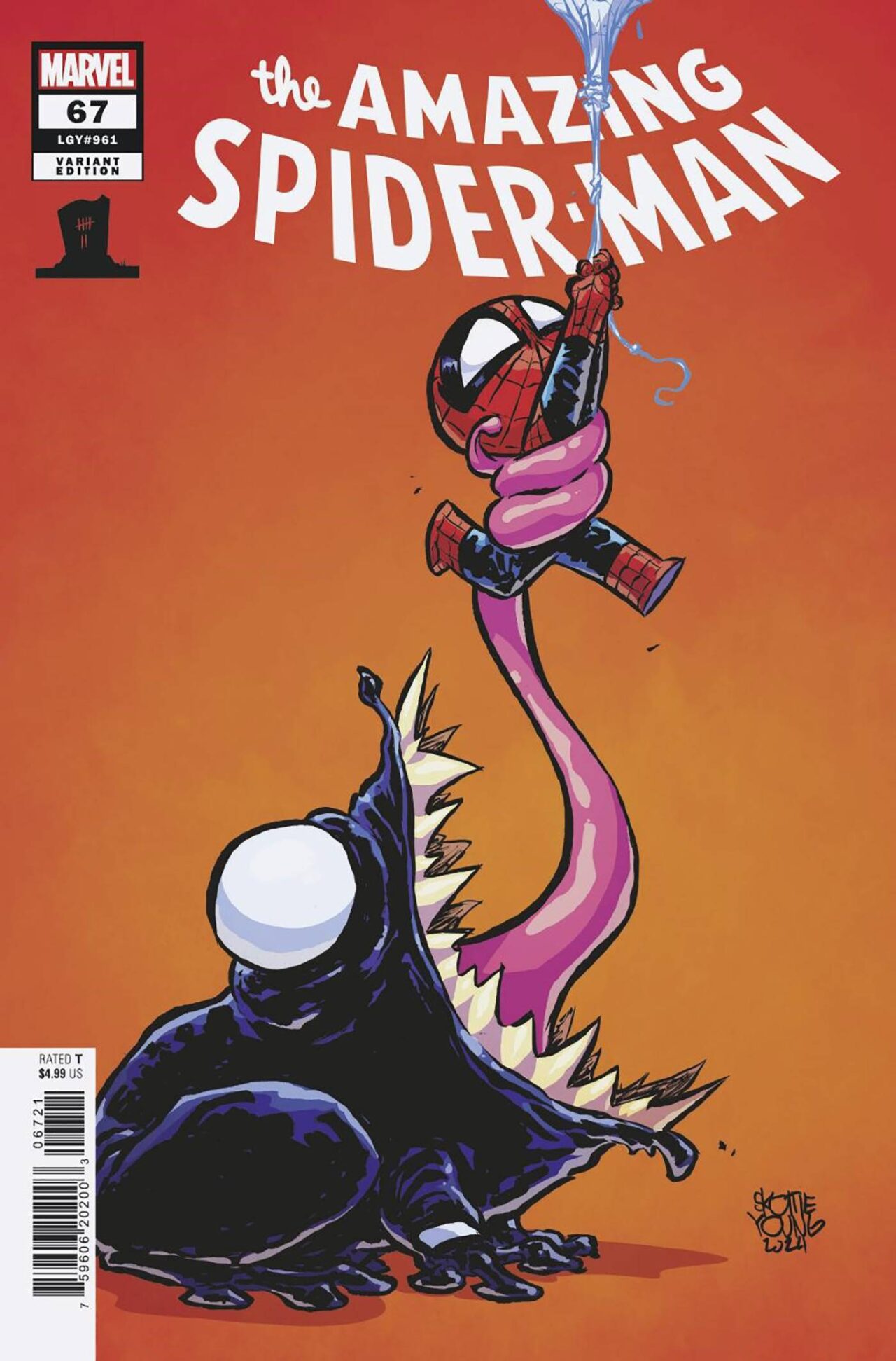 AMAZING SPIDER-MAN #67 SKOTTIE YOUNG 8 DEATHS SPIDER-MAN VAR