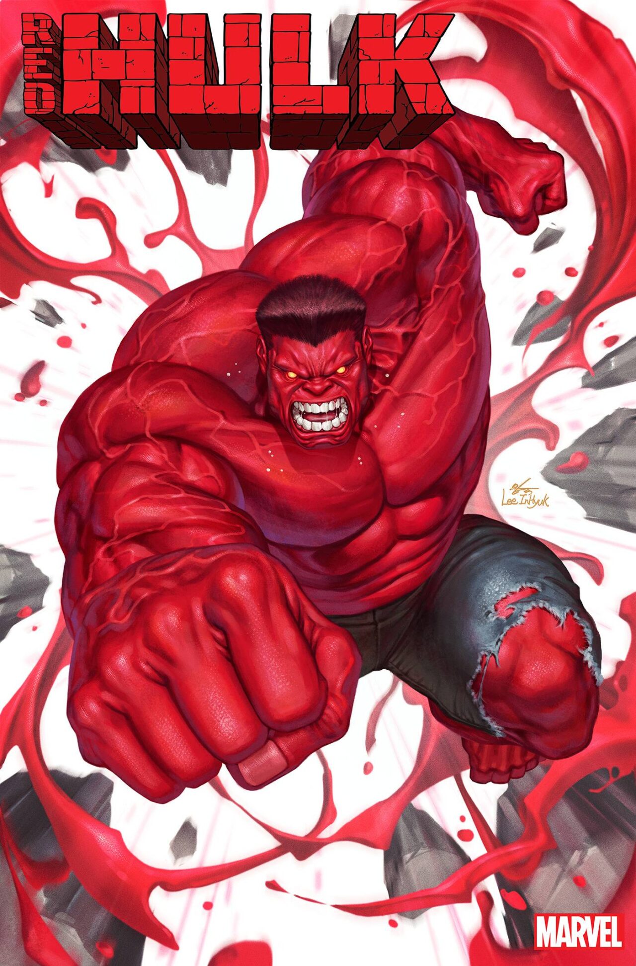 RED HULK #1 25 COPY INCV INHYUK LEE VAR