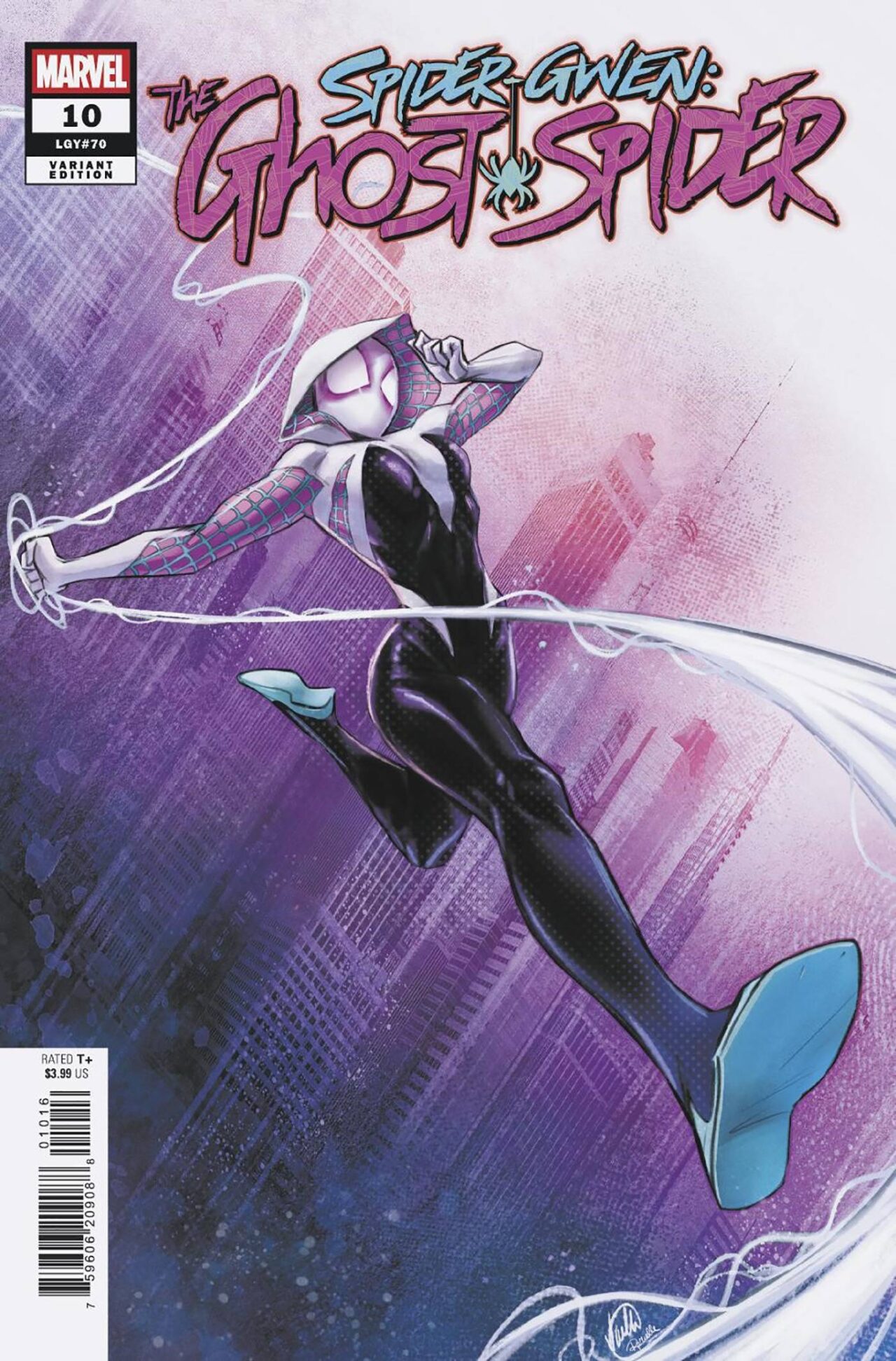 SPIDER-GWEN THE GHOST-SPIDER #10 25 COPY INCV JONES VAR