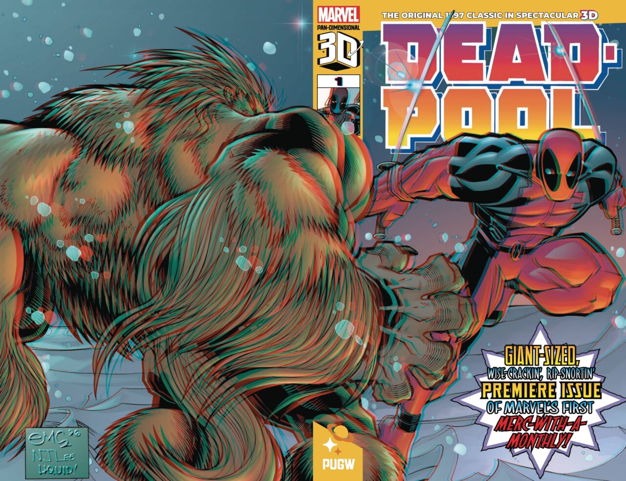 DEADPOOL (1993) #1 PAN DIMENSIONAL 3D ED (C: 1-1-1)