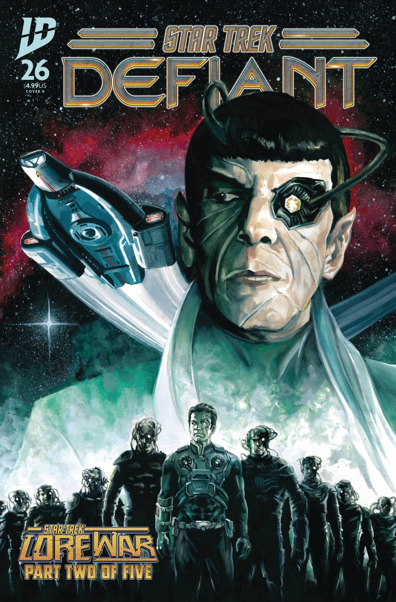 STAR TREK DEFIANT #26 CVR B WOODWARD