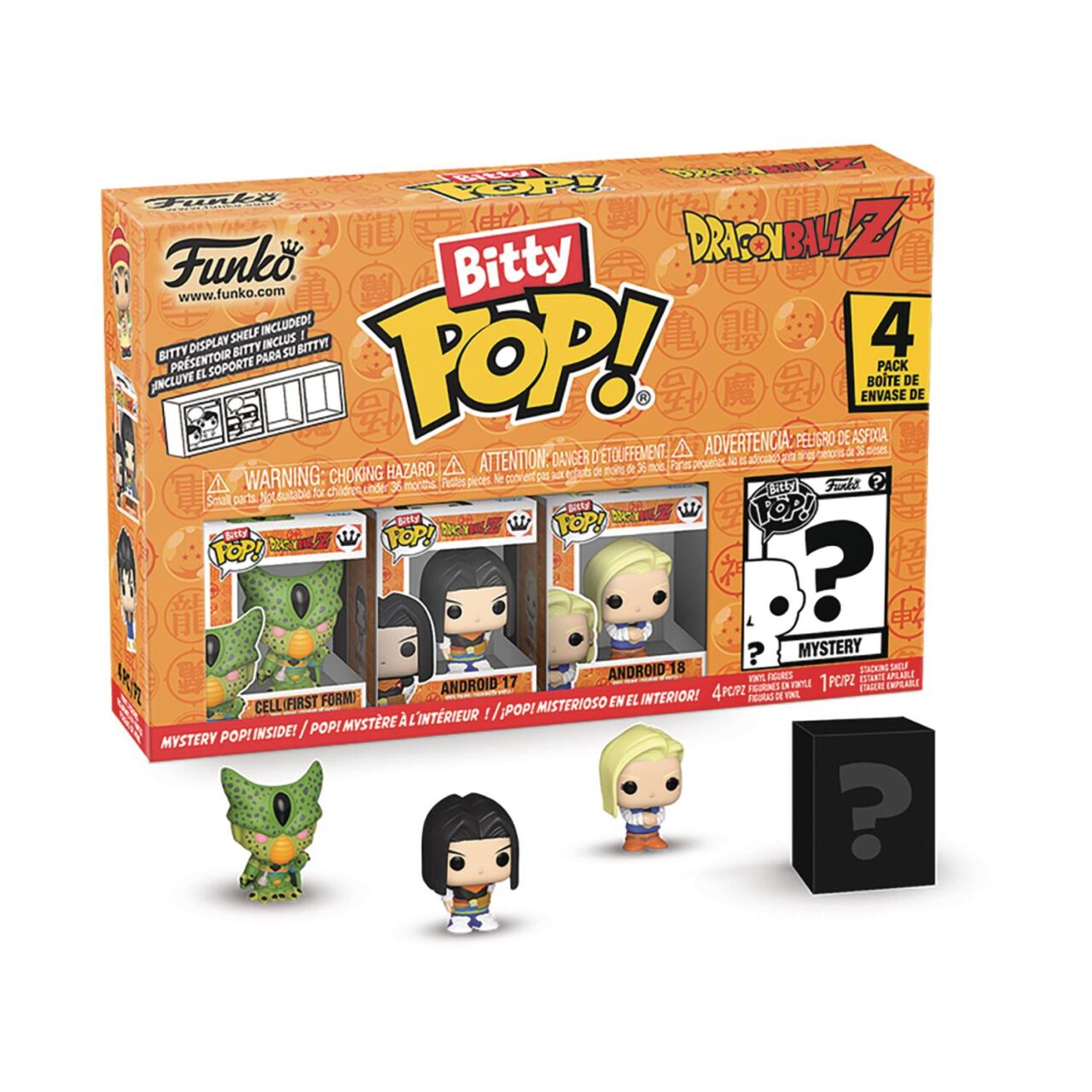 BITTY POP DBZ CELL FIRST FORM 4PK