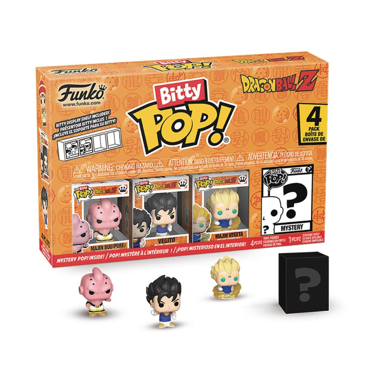 BITTY POP DBZ KID BUU 4PK