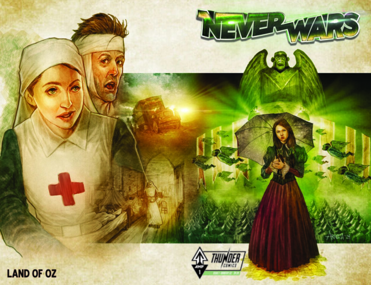 NEVERWARS DOROTHY / OZ #1 CVR B ARROZA WRAPAROUND