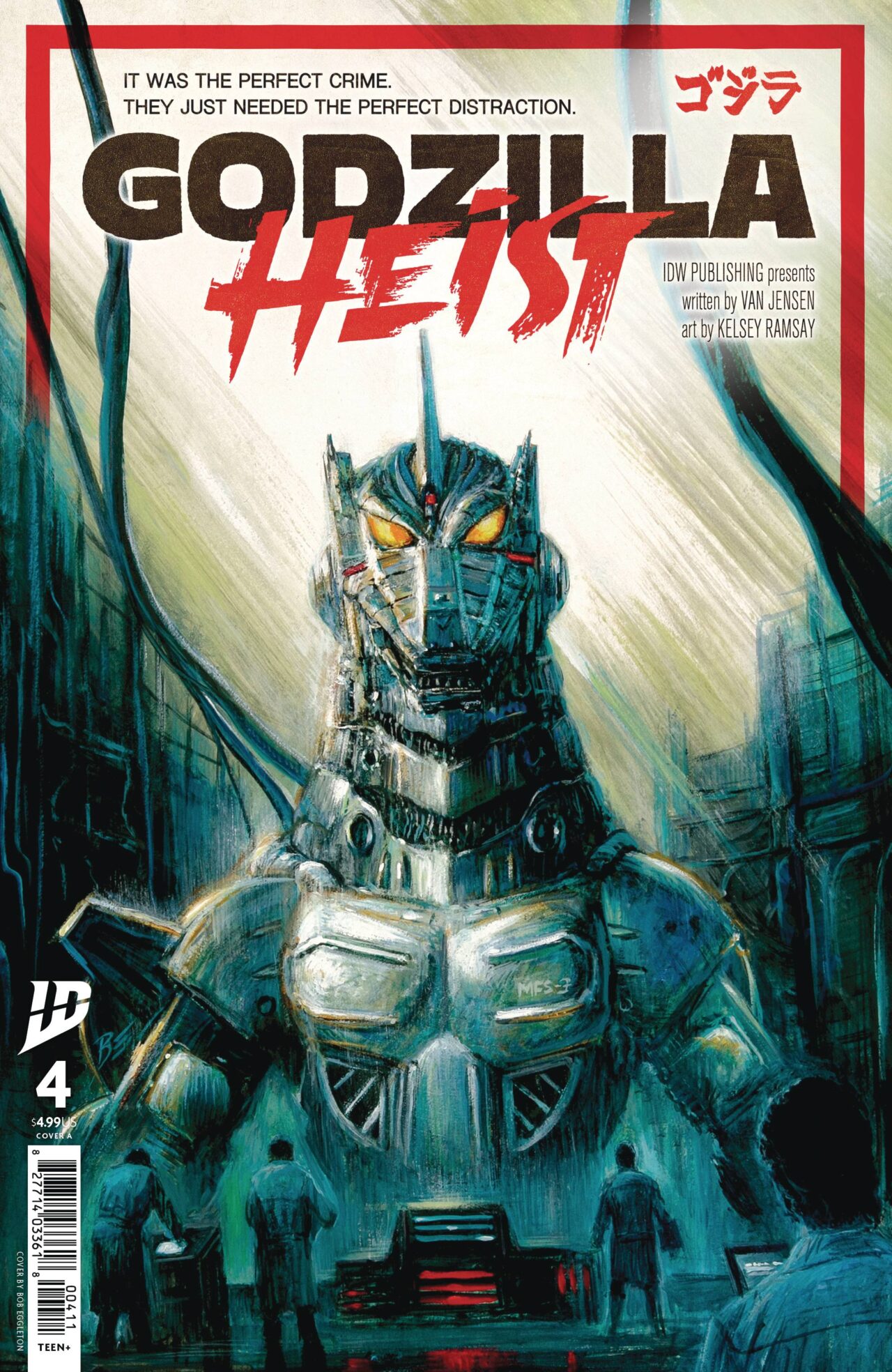 GODZILLA HEIST #4 CVR A EGGLETON