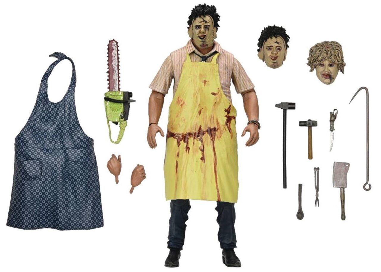 TEXAS CHAINSAW MASSACRE 50TH ANN ULT LEATHERFACE 7IN AF (Net