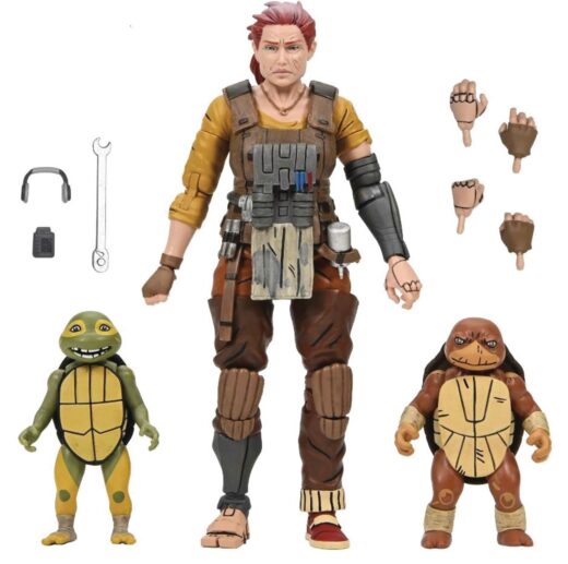 TMNT LAST RONIN GRAMMY APRIL W/ BABY YI & MOJA 7IN AF (Net)