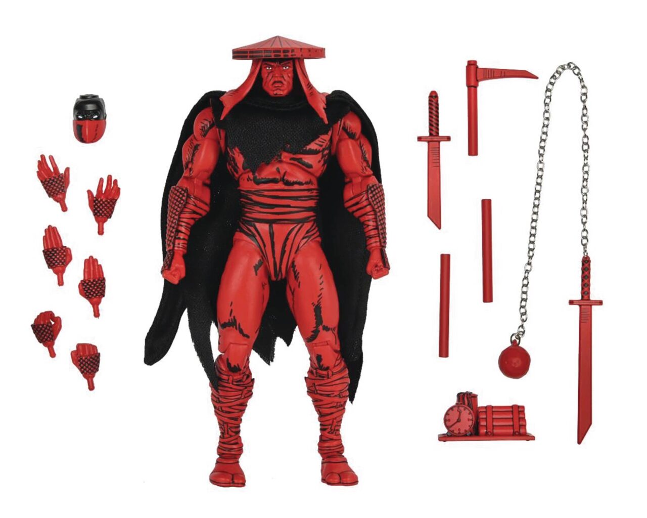 TMNT MIRAGE COMICS RED AND BLACK FOOT ASSASSIN 7IN AF (Net)