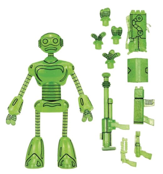 TMNT MIRAGE COMICS TRANSMAT FUGITOID GID 7IN AF (Net) (C: 1-