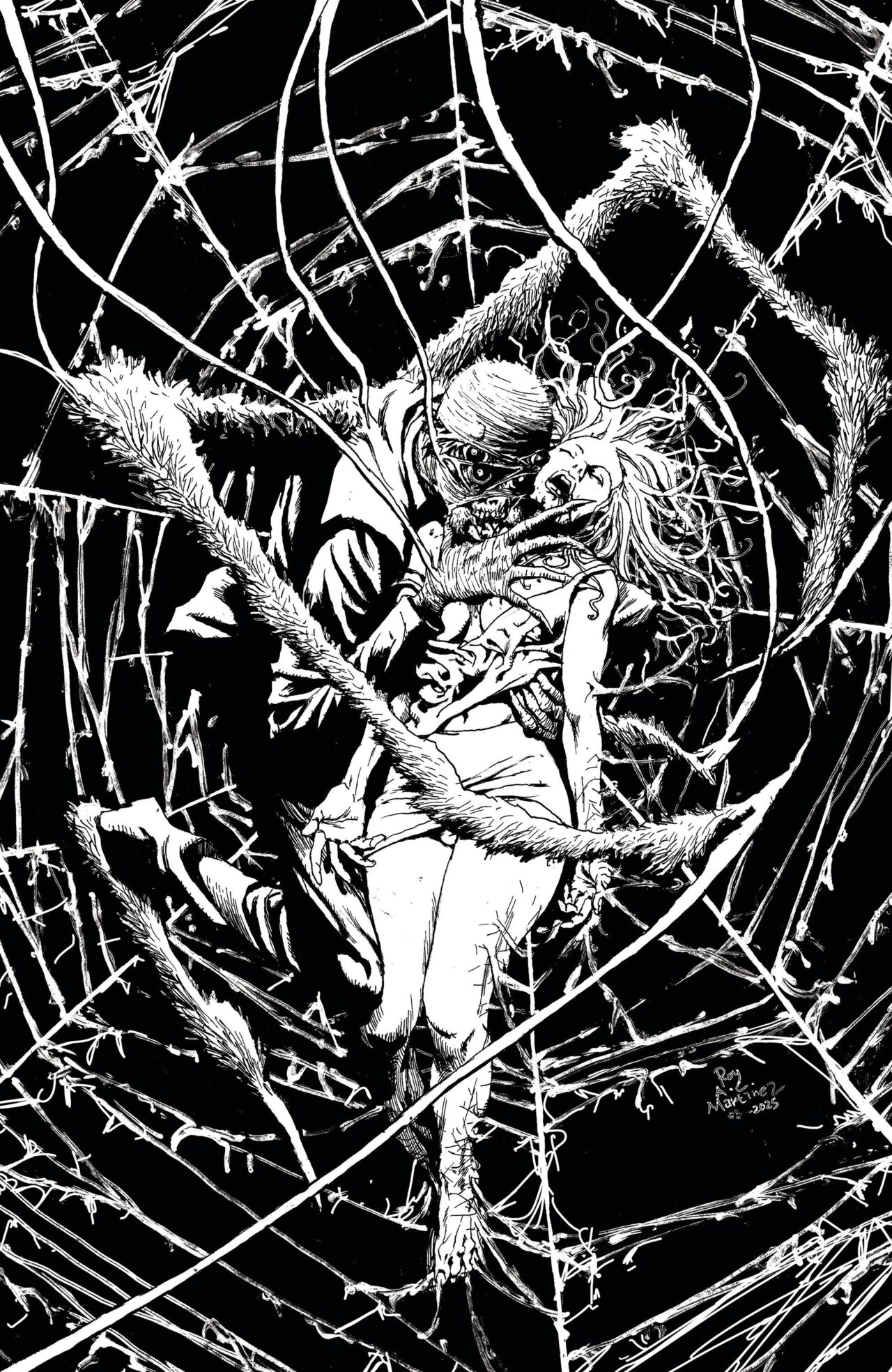 CONTEST OF CREATURES #1 CVR E B&W LTD ED VIRGIN ART (MR)