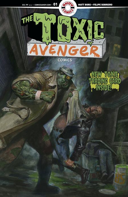 TOXIC AVENGER COMICS #2 CVR D FRED HARPER EXCLUSIVE TRADING CARD BY MATT BORS VAR (MR)
