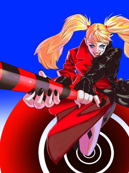 HARLEY QUINN #53 CVR D INC 1:25 DIBERKATO CARD STOCK VAR
