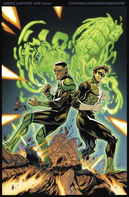 GREEN LANTERN #26 CVR E INC 1:25 CHRIS CAMPANA & NORM RAPMUND CARD STOCK VAR (STARBREAKER SUPREMACY)