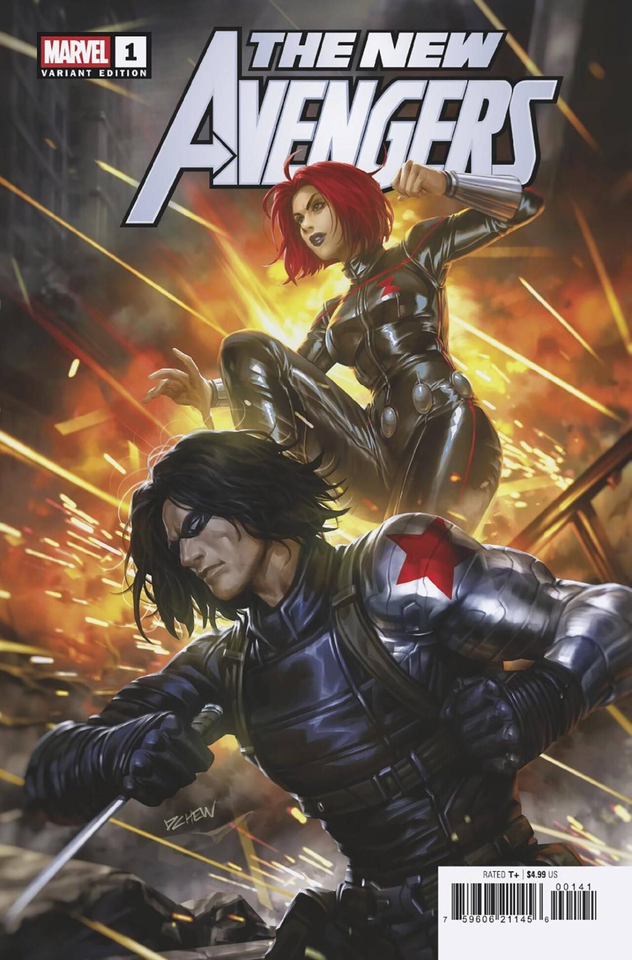 NEW THUNDERBOLTS #1 DERRICK CHEW CHARACTER VAR A