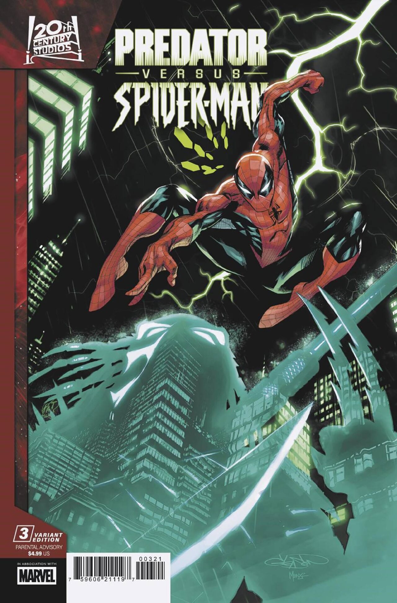 PREDATOR VS SPIDER-MAN #3 (OF 4) TBD ARTIST VAR