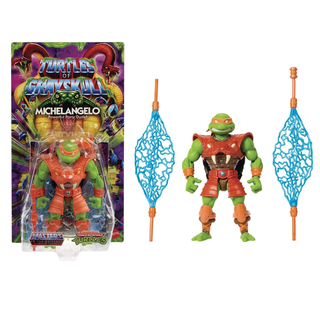 MOTU TURTLES OF GRAYSKULL CORE MICHELANGELO AF (Net) (C: 1-1