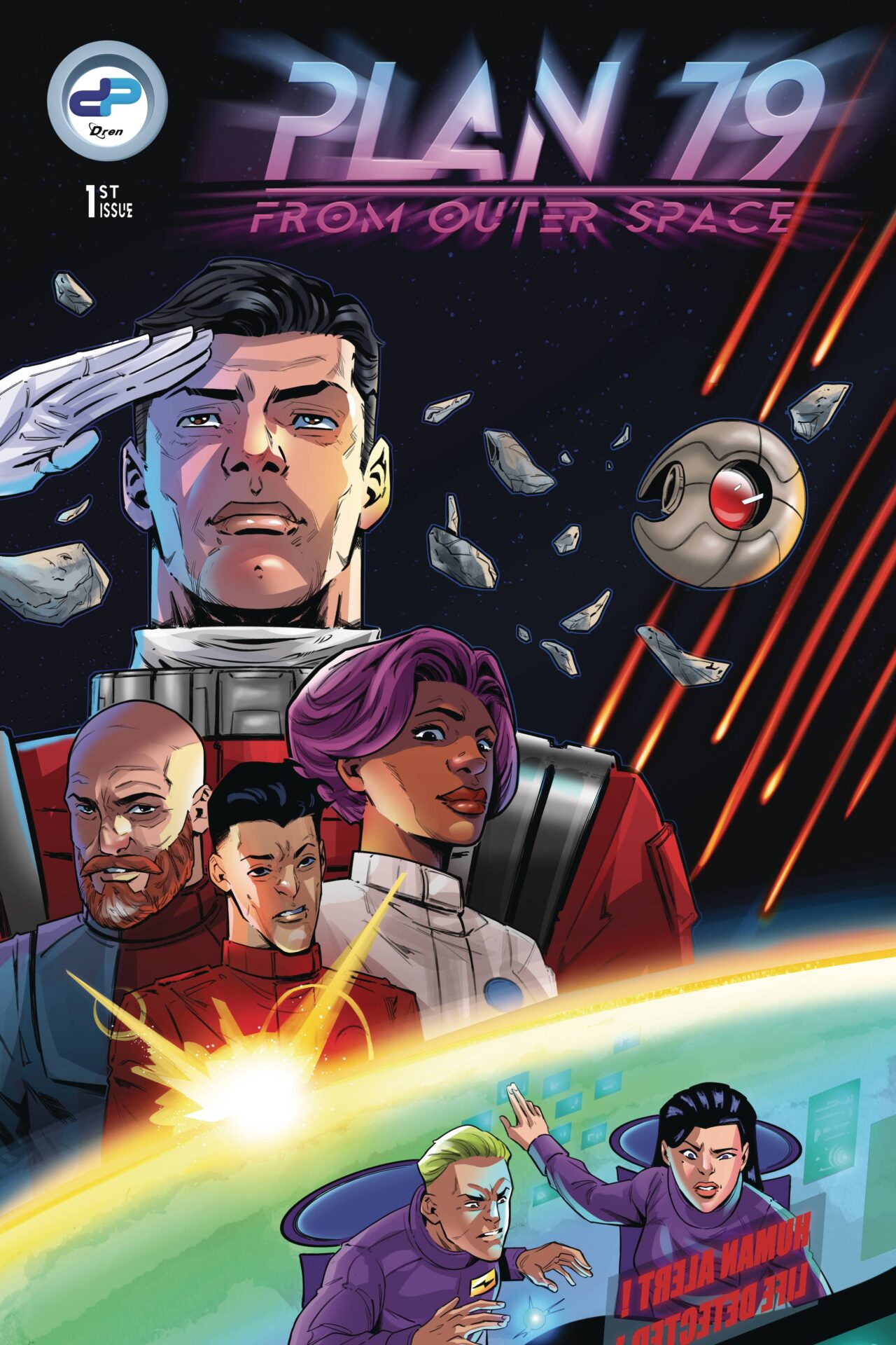 PLAN 79 FROM OUTER SPACE #1 CVR A JAVIER ORTIZ & ANTON POLKH