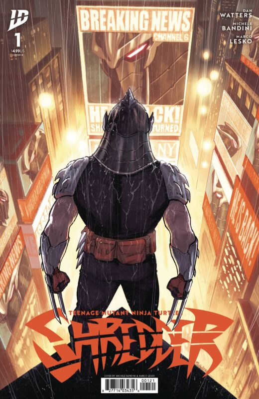 TEENAGE MUTANT NINJA TURTLES SHREDDER #1 CVR B BANDINI