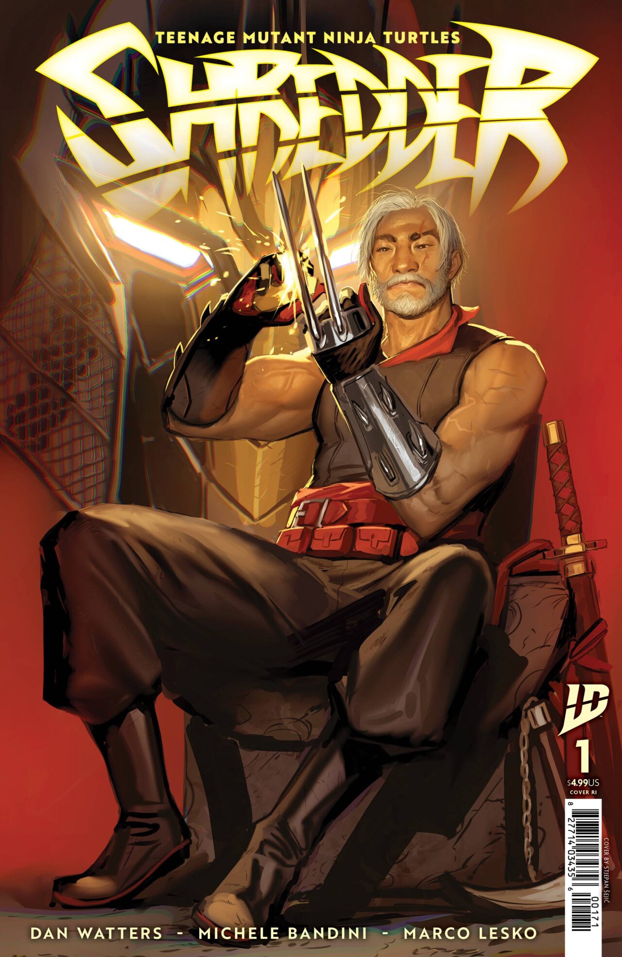 TEENAGE MUTANT NINJA TURTLES SHREDDER #1 100 COPY SEJIC INCV