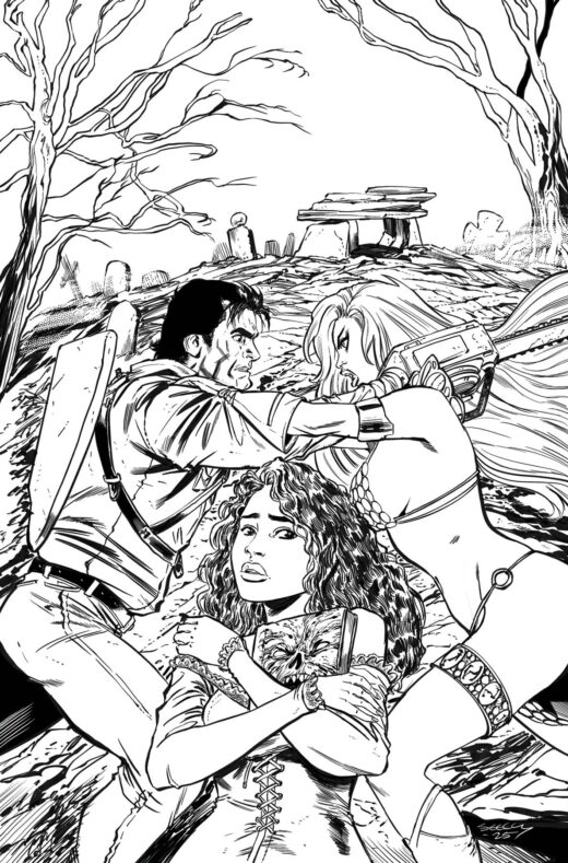 RED SONJA VS AOD #5 CVR I 15 COPY INCV SEELEY LINE ART VIRGI