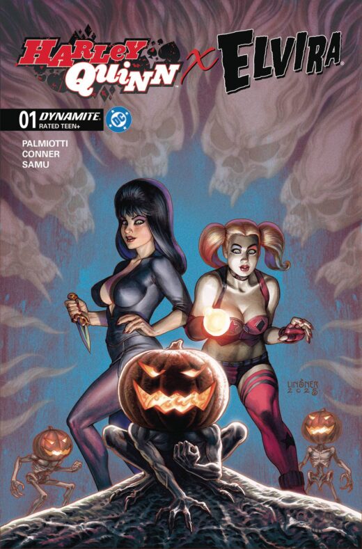 HARLEY QUINN X ELVIRA #1 CVR C LINSNER