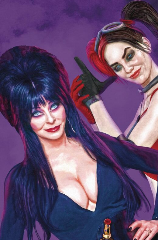 HARLEY QUINN X ELVIRA #1 CVR I SPEARS FOIL VIRGIN