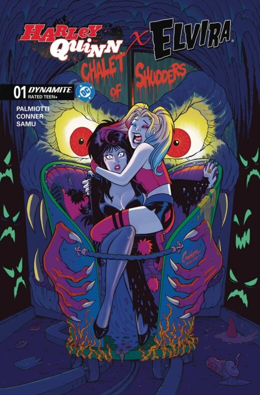 HARLEY QUINN X ELVIRA #1 CVR M 10 COPY INCV CONNER 2 ORIGINA