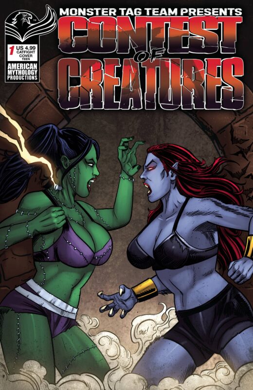 CONTEST OF CREATURES #1 CVR F HASSON CATFIGHT (MR)