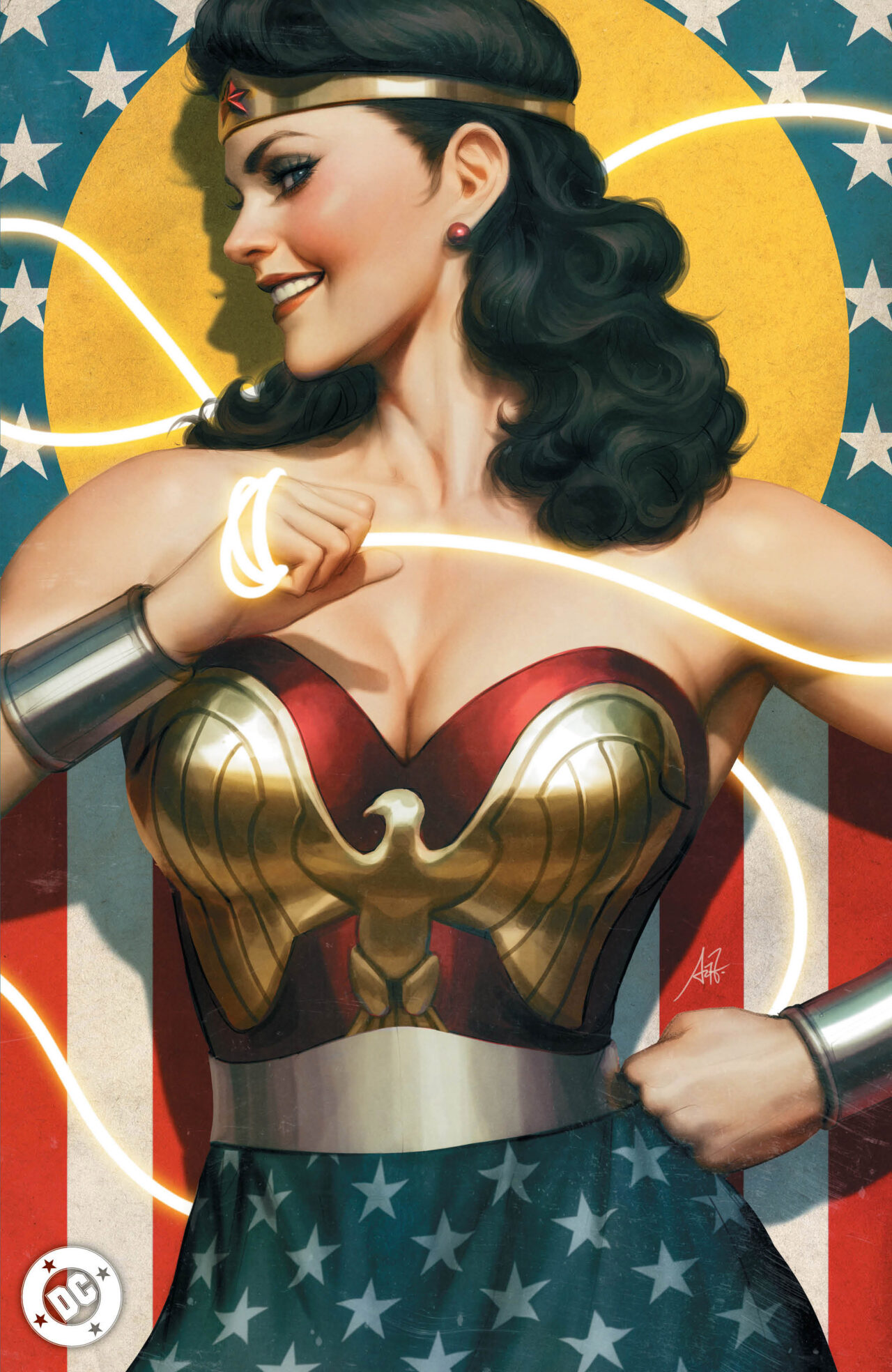NEW HISTORY OF THE DC UNIVERSE #1 (OF 4) CVR F STANLEY ARTGERM LAU FOIL VAR