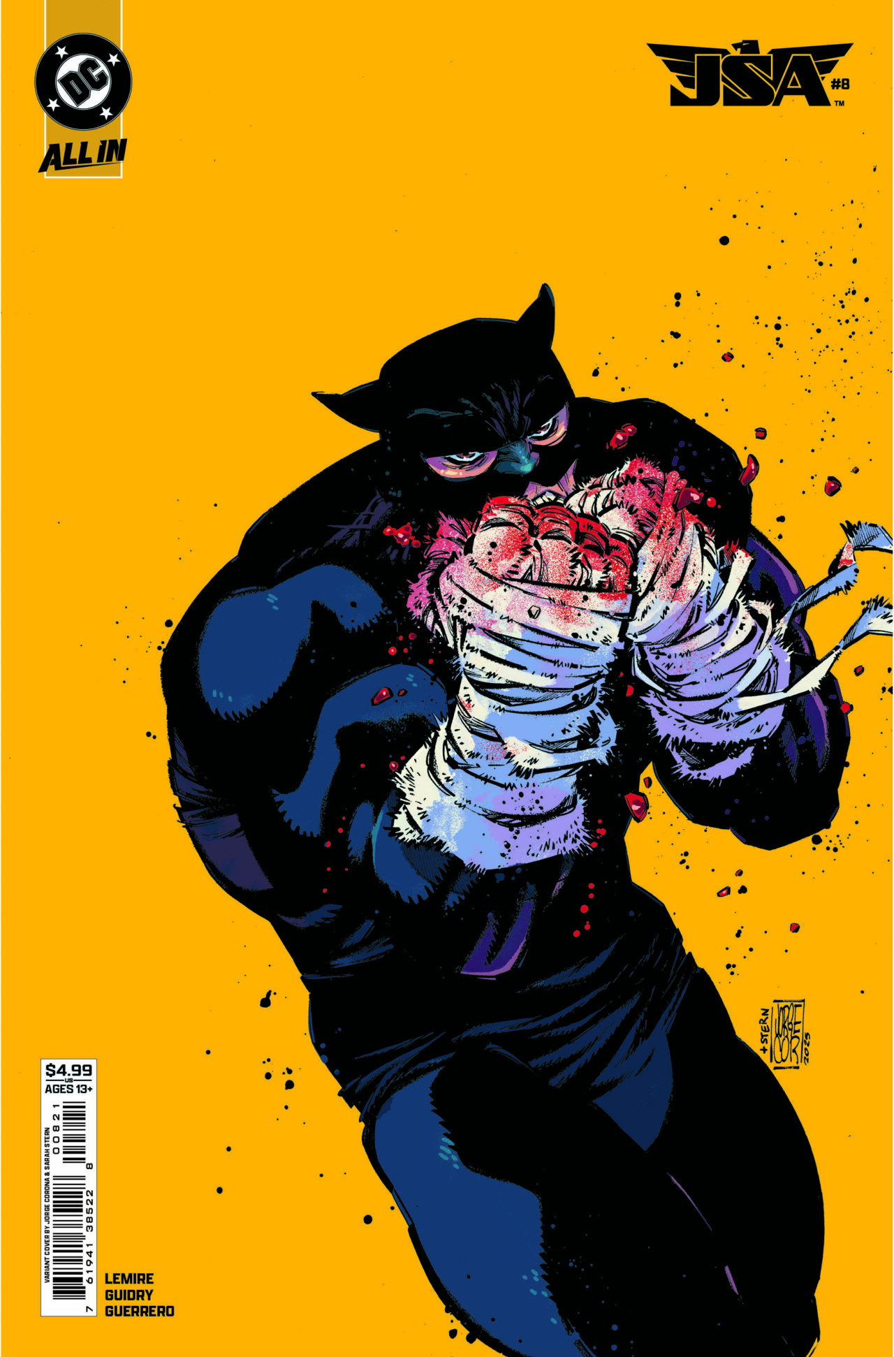 JSA #8 CVR B JORGE CORONA CARD STOCK VAR