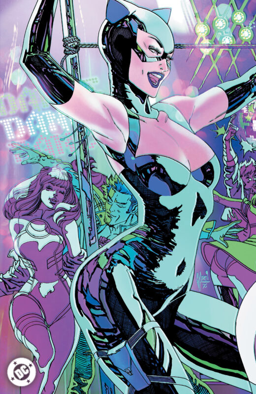 GOTHAM CITY SIRENS UNFIT FOR ORBIT #1 (OF 5) CVR E GUILLEM MARCH CONNECTING KALANORIAN FOIL VAR