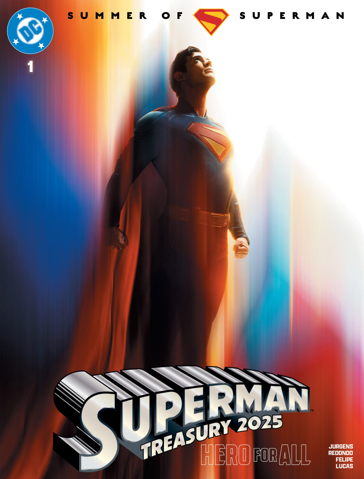 SUPERMAN TREASURY 2025 HERO FOR ALL #1 (ONE SHOT) CVR D TBA SUPERMAN MOVIE VAR