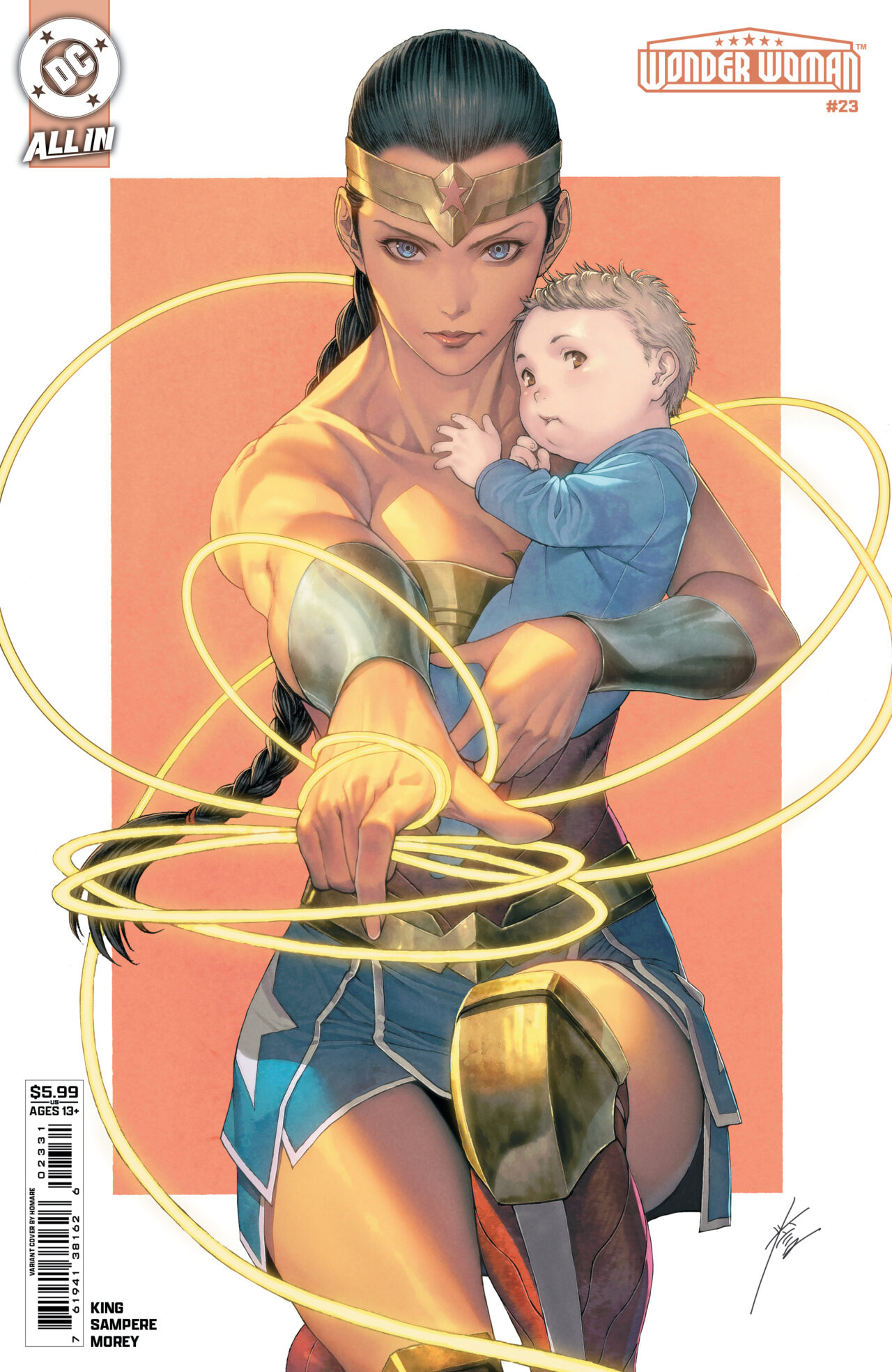 WONDER WOMAN #23 CVR C HOMARE CARD STOCK VAR