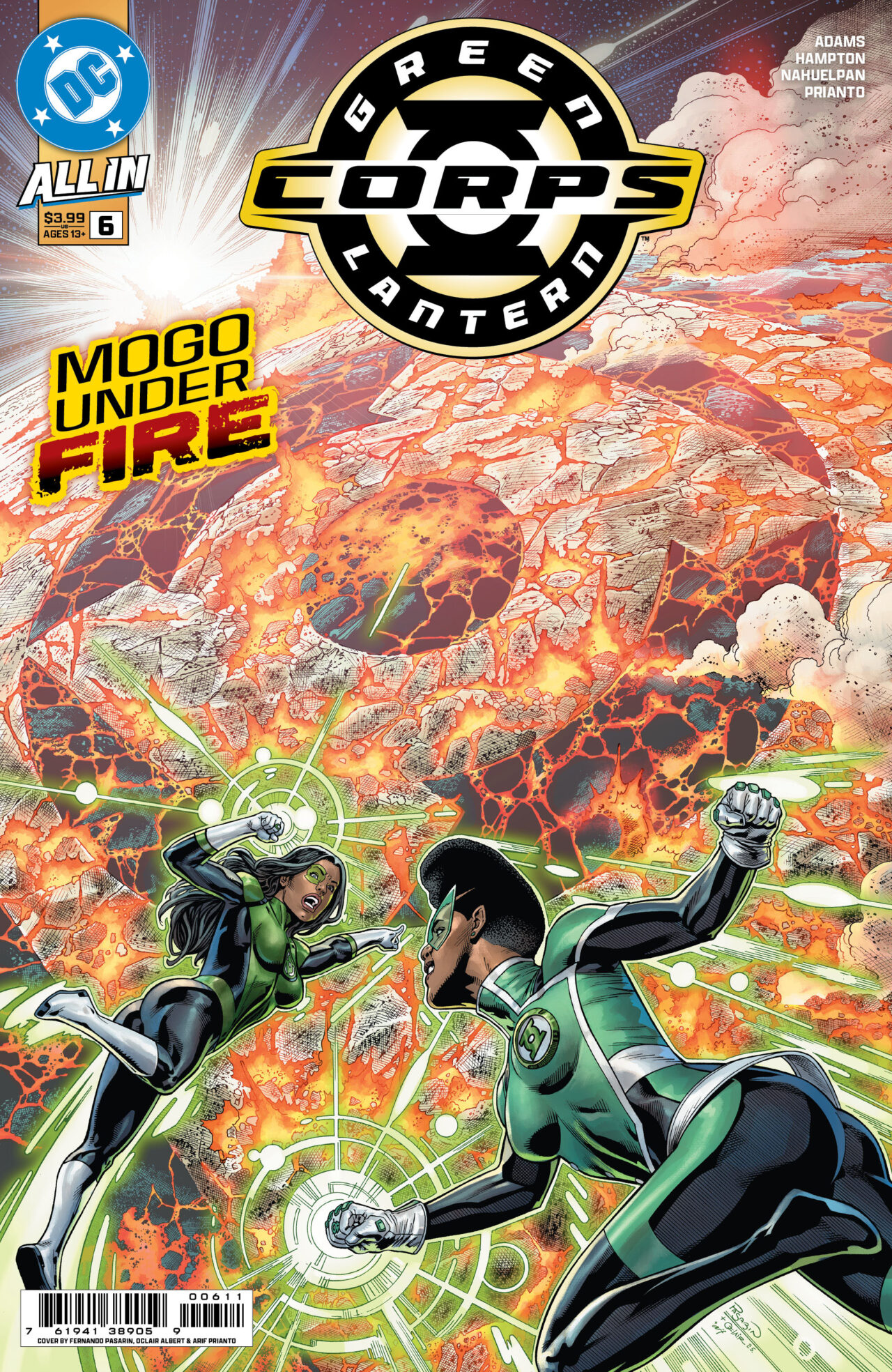 GREEN LANTERN CORPS #6 CVR A FERNANDO PASARIN & OCLAIR ALBERT