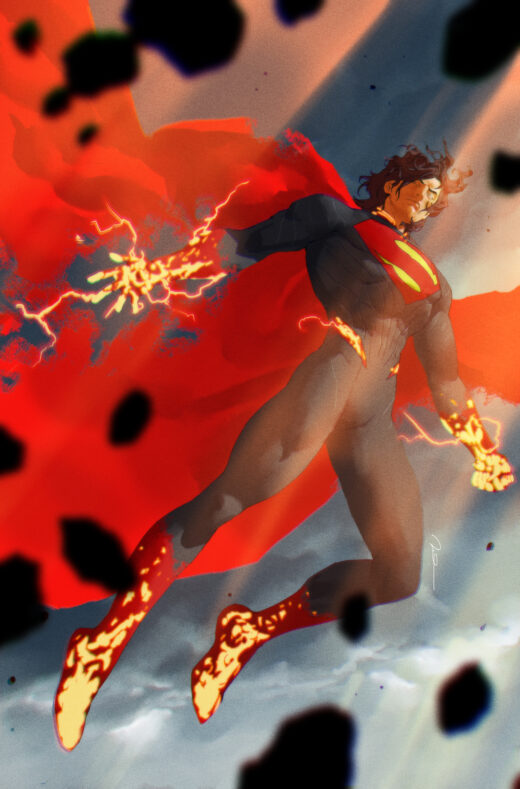 ABSOLUTE SUPERMAN #10 CVR E INC 1:50 GERALD PAREL CARD STOCK VAR