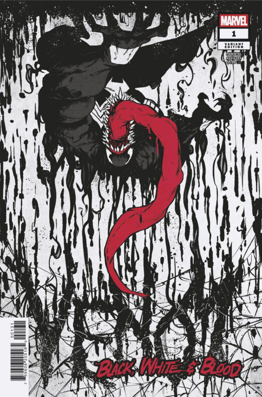 VENOM BLACK WHITE & BLOOD #1 FRANK MILLER VAR