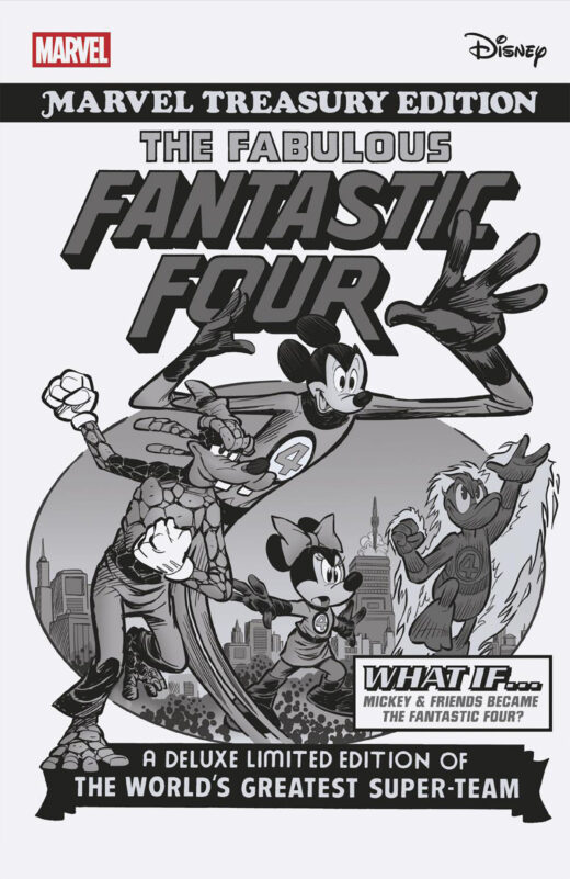 FANTASTIC FOUR #2 100 COPY INCV BW WHAT IF FF HOMAGE VAR