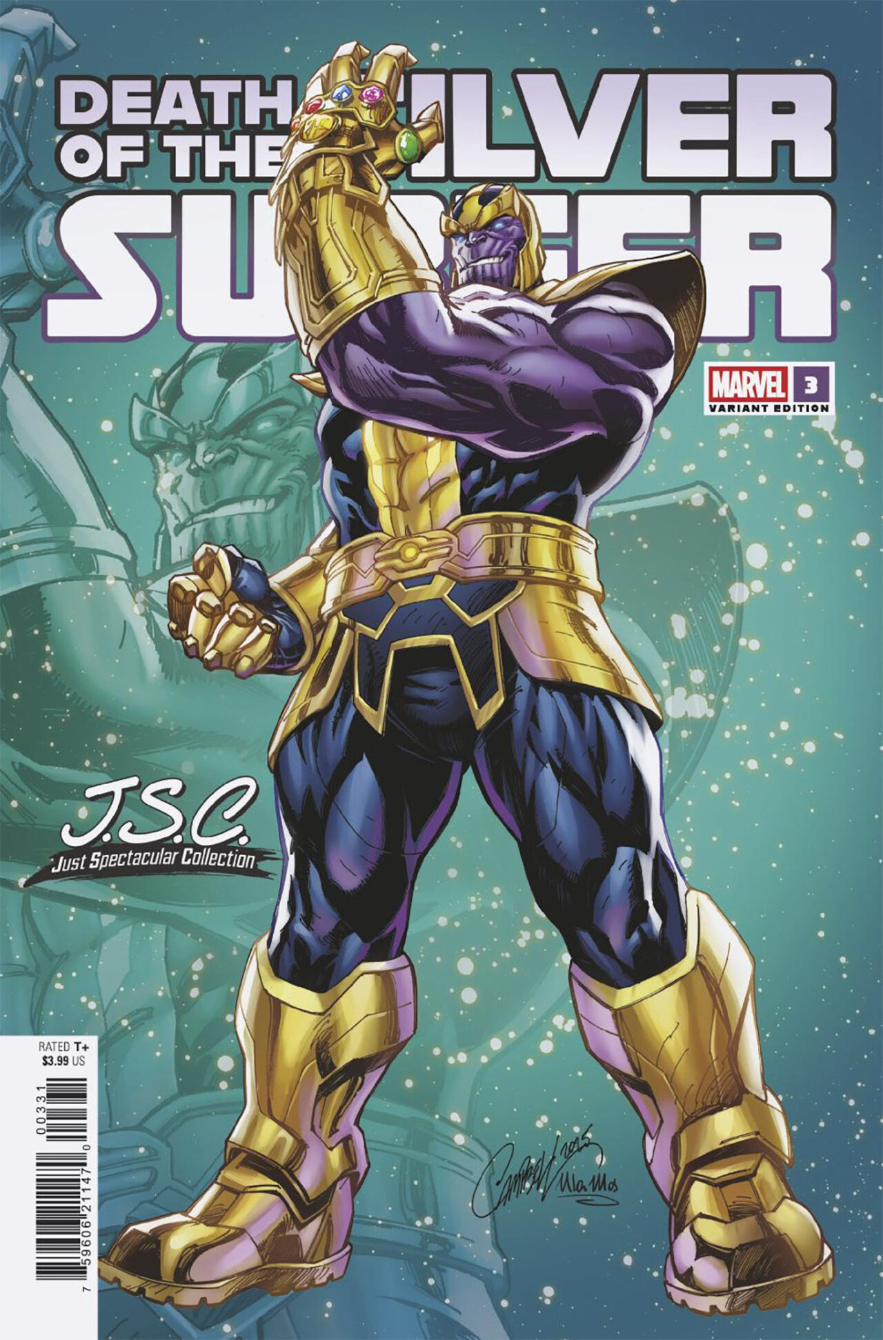 DEATH OF THE SILVER SURFER #3 J SCOTT CAMPBELL VAR