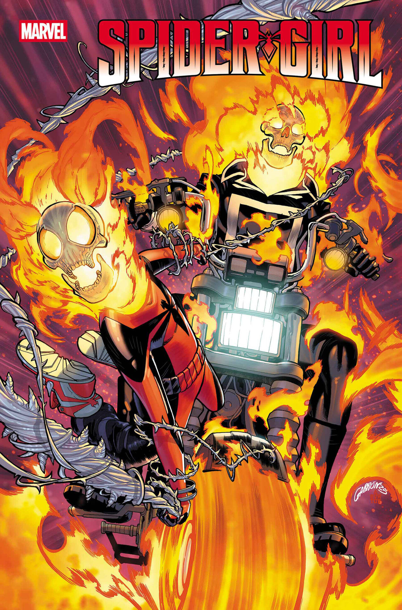 SPIDER-GIRL #5 JAVIER GARRON SPIDER-GIRL FUNHOUSE MIRROR VARIANT